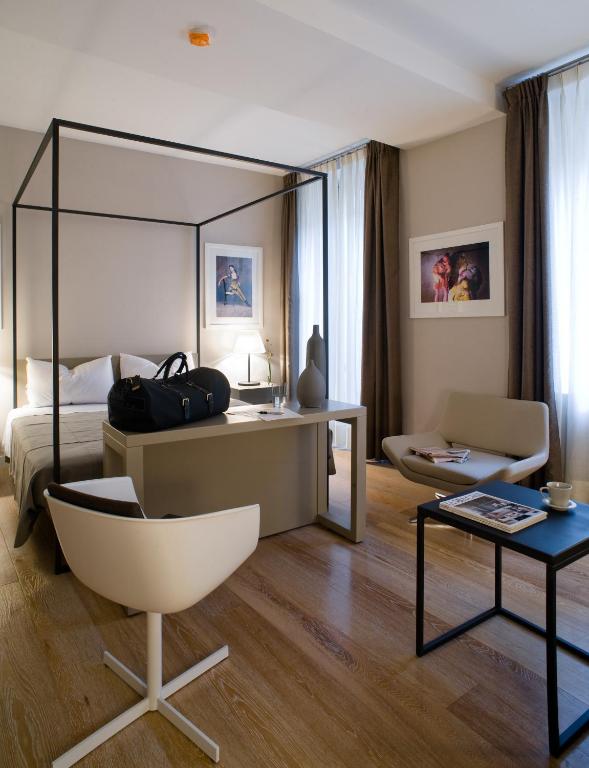 Posezení v ubytování Escalus Luxury Suites Verona