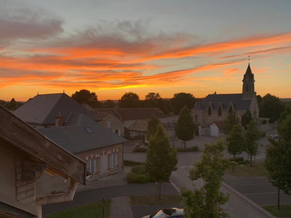 Wschód lub zachód słońca widziany z tego obiektu B&B