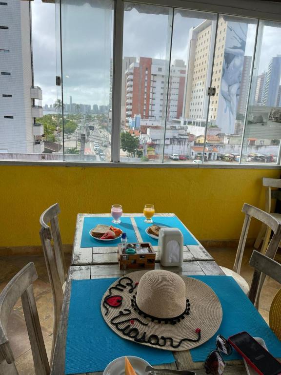 Restaurace v ubytování Pousada Fortal Villa Praia