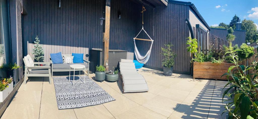 Zahrada ubytování Soví Hnízdo Apartment De Luxe
