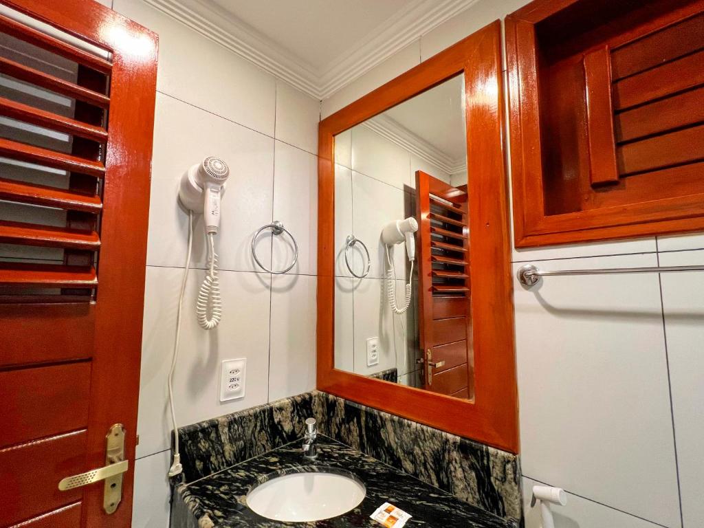 Koupelna v ubytování Mini Hotel Dunas