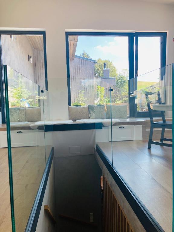 Posezení v ubytování Soví Hnízdo Apartment De Luxe