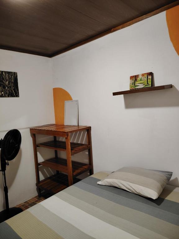 Postel nebo postele na pokoji v ubytování Casa Cristy