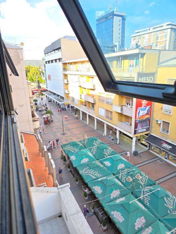 Bygningen som lejligheden ligger i