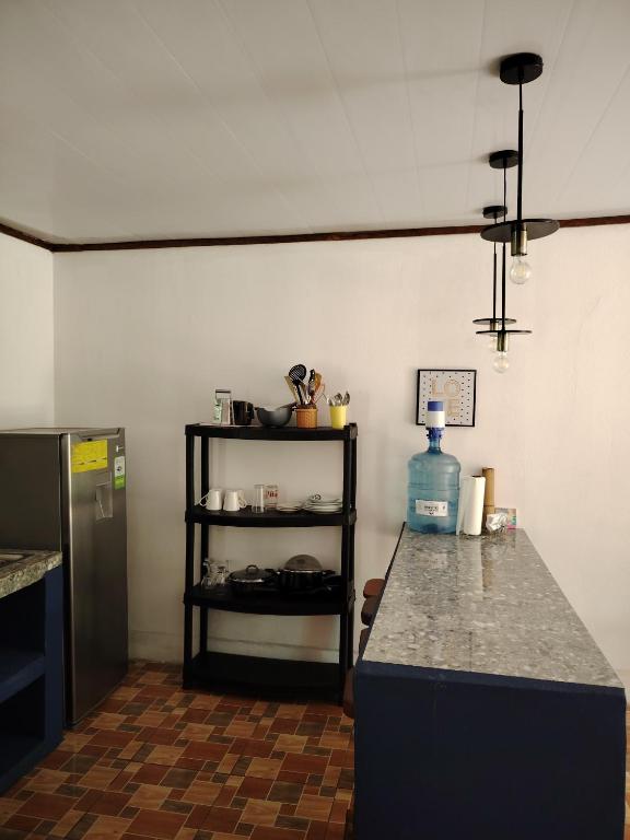 Kuchyň nebo kuchyňský kout v ubytování Casa Cristy