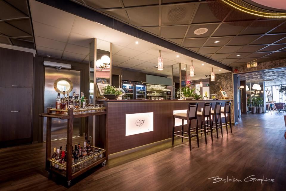 Lounge nebo bar v ubytování Hotell Valhall