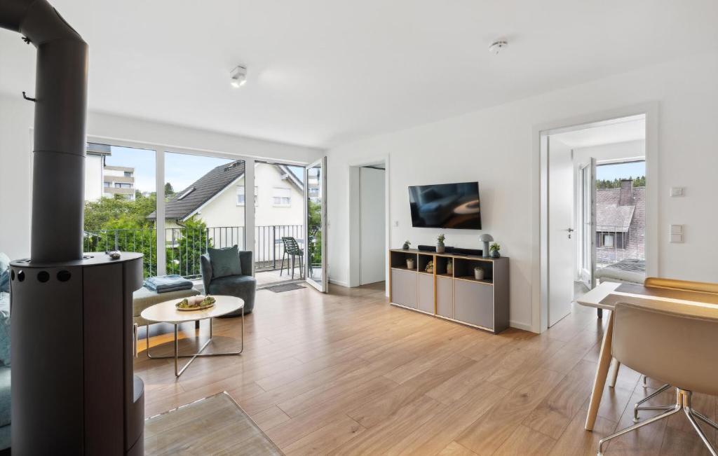 TV a/nebo společenská místnost v ubytování Schanzenblick