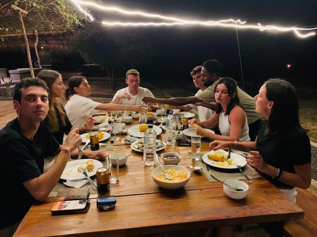 Jídlo v luxury tent nebo okolí