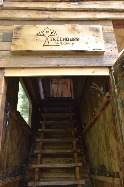 Certifikát, hodnocení, plakát nebo jiný dokument vystavený v ubytování Treehouse Velké Losiny