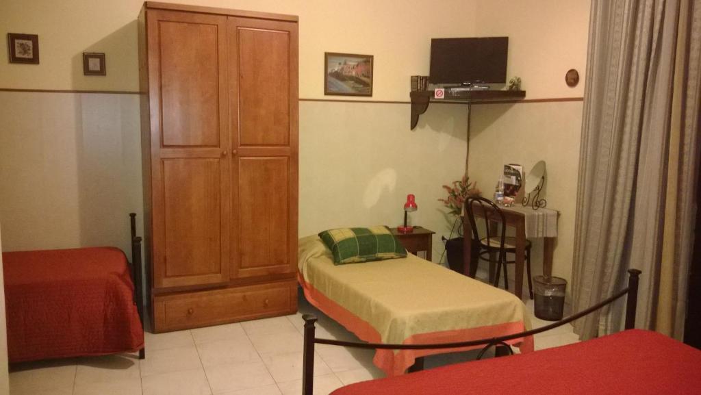 TV a/nebo společenská místnost v ubytování B&B I Mastrazzi Riposto Giarre