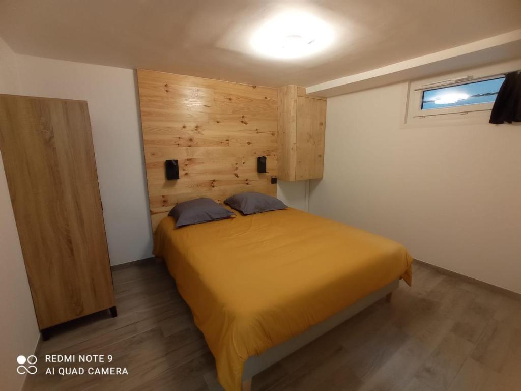 Postel nebo postele na pokoji v ubytování Entre 2 eaux