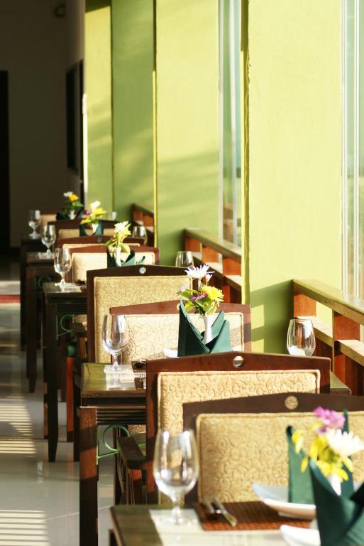 Restaurace v ubytování Palm Paradise, Aonang Resort