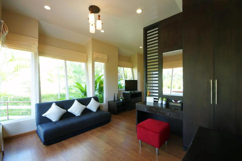 Posezení v ubytování Palm Paradise, Aonang Resort
