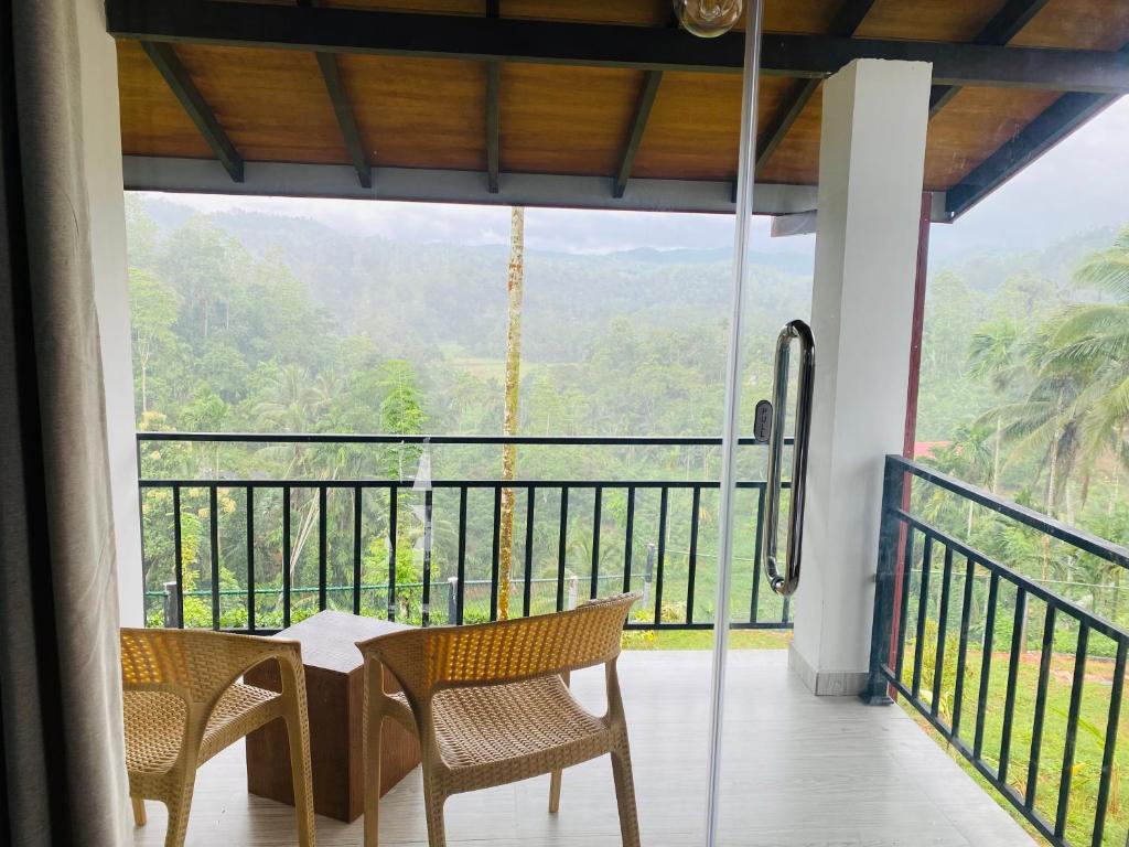 Balkón nebo terasa v ubytování Rainforest Mount Lodge