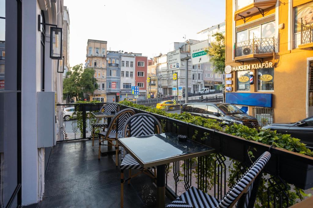Balkón nebo terasa v ubytování Marlon Hotel