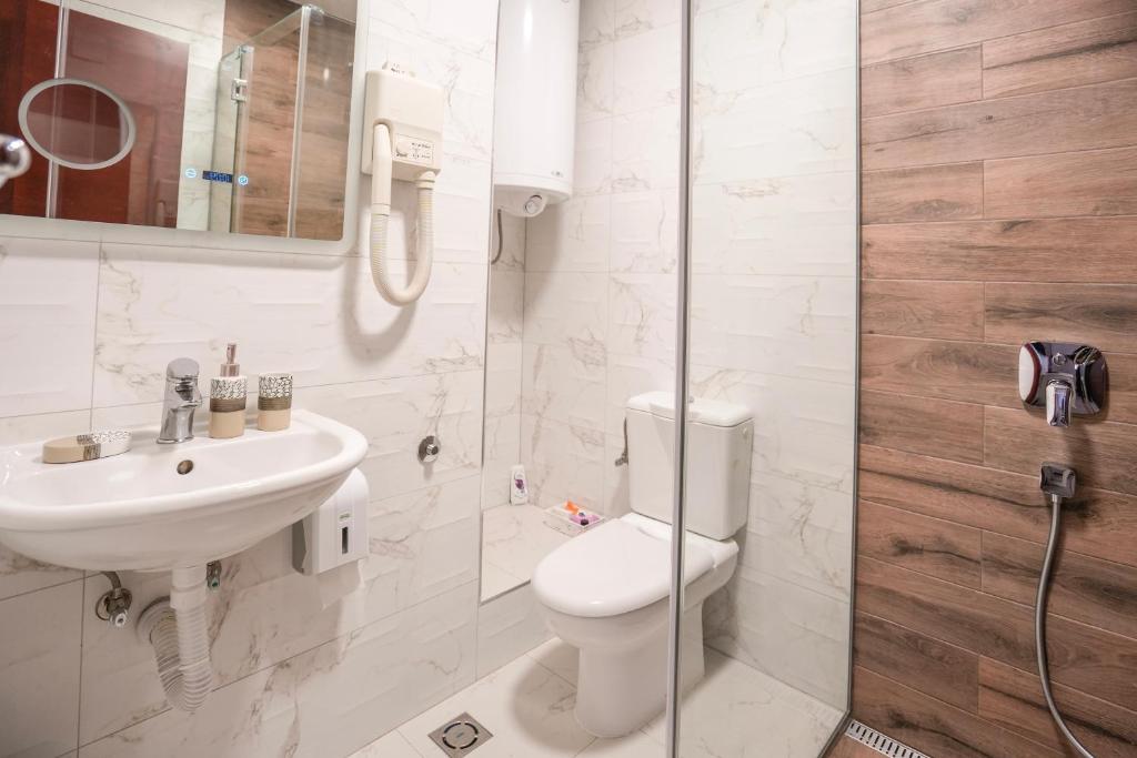Koupelna v ubytování Apartmani Element
