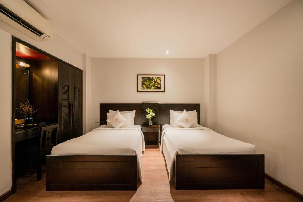 Phòng Deluxe 2 Giường đơn - Không có Cửa sổ
