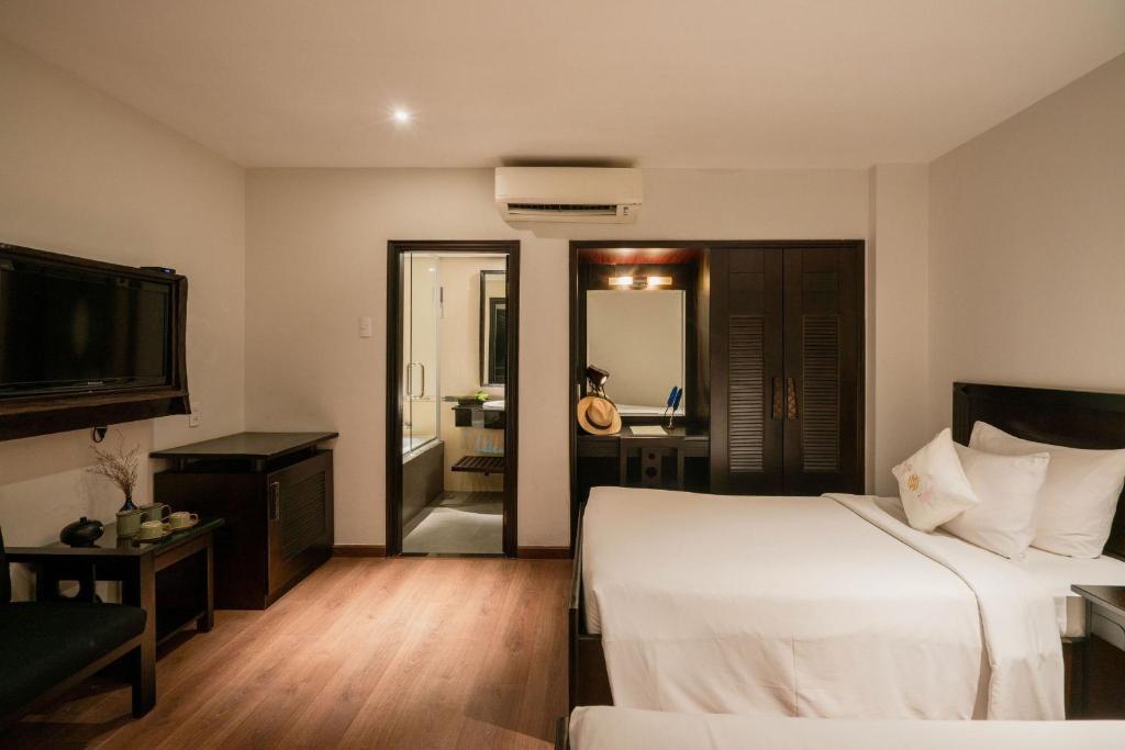 Phòng Deluxe 2 Giường đơn - Không có Cửa sổ