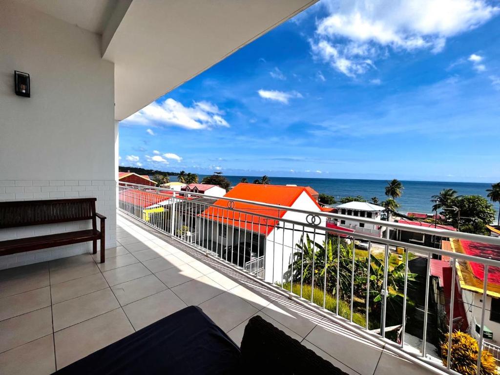 Balkón nebo terasa v ubytování Martinique Villa Escale Diamant