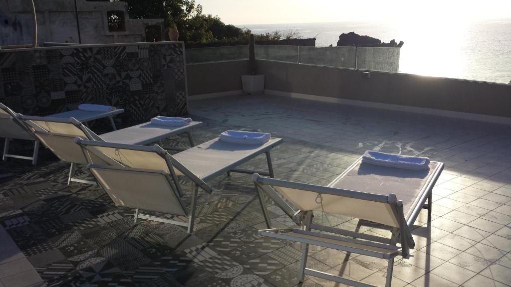 Balkon lub taras w obiekcie Zeus Hotel - Aparthotel - Meeting & Congress