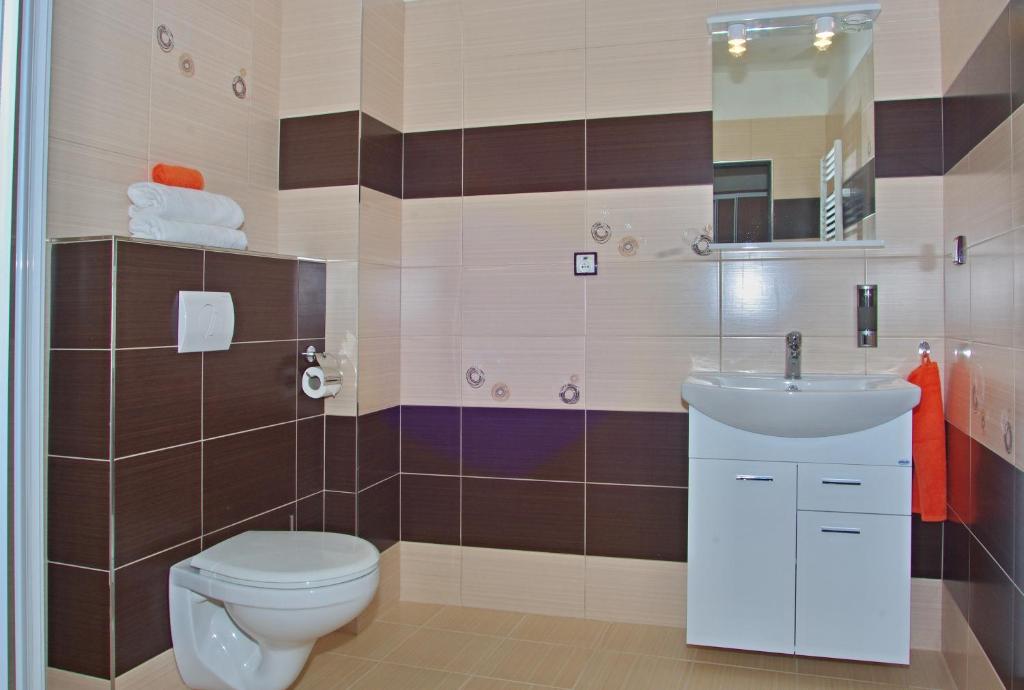 Koupelna v ubytování Hotel Pod Radnicí
