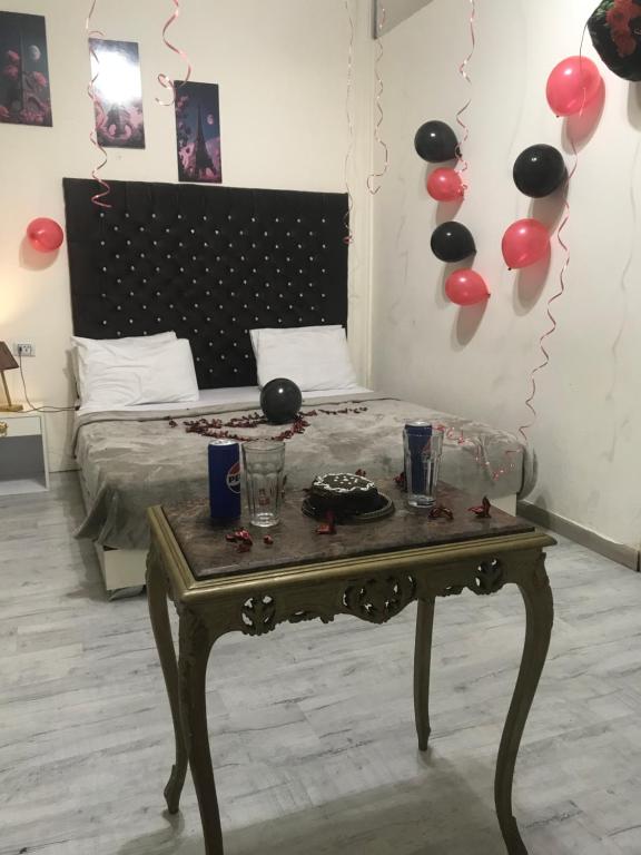 Postel nebo postele na pokoji v ubytování New court