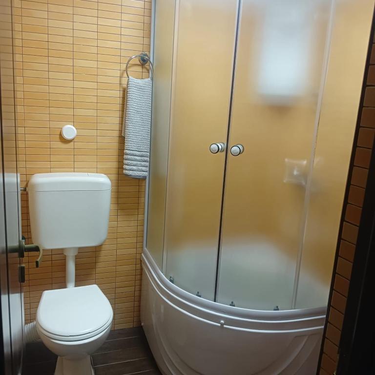 Koupelna v ubytování Nord Accomodation