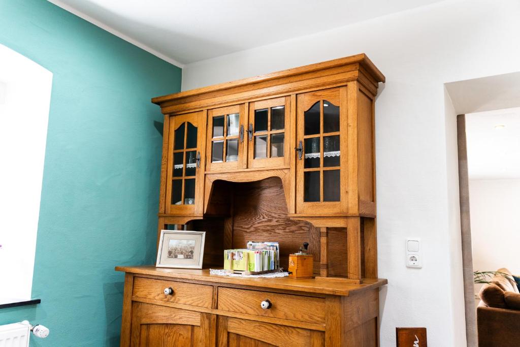 Kuchyň nebo kuchyňský kout v ubytování a Bäckesch 15