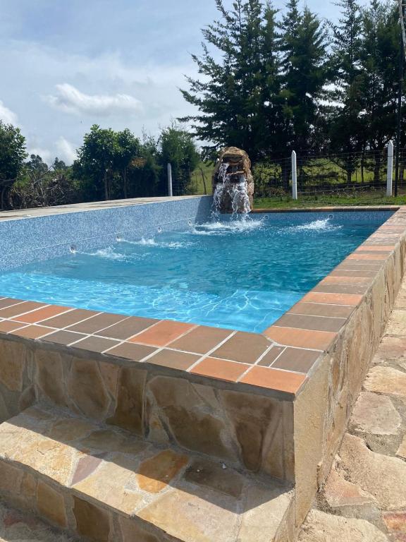 Bazén v ubytování Finca el Paraíso nebo v jeho okolí