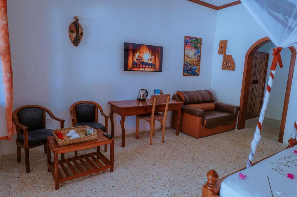 Posezení v ubytování Mambo Ocean Resort