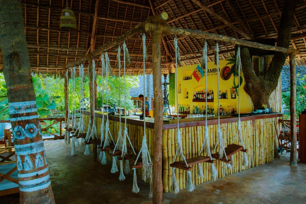 Restaurace v ubytování Mambo Ocean Resort