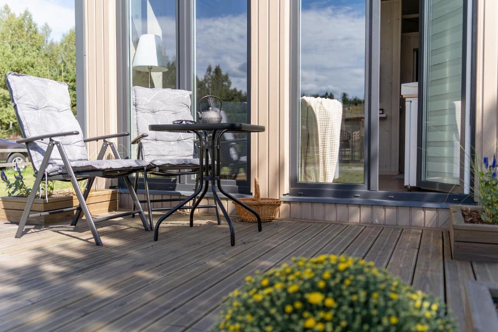 Balkón nebo terasa v ubytování Forrest Guest House Ameli