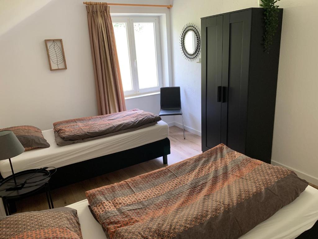 Postel nebo postele na pokoji v ubytování Haus Brunner