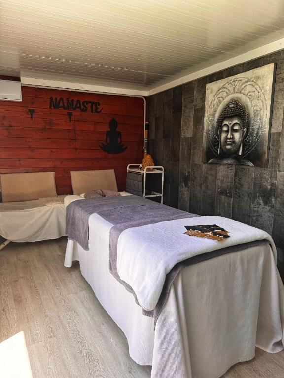 Postel nebo postele na pokoji v ubytování Apartamentos y Lofts Makana