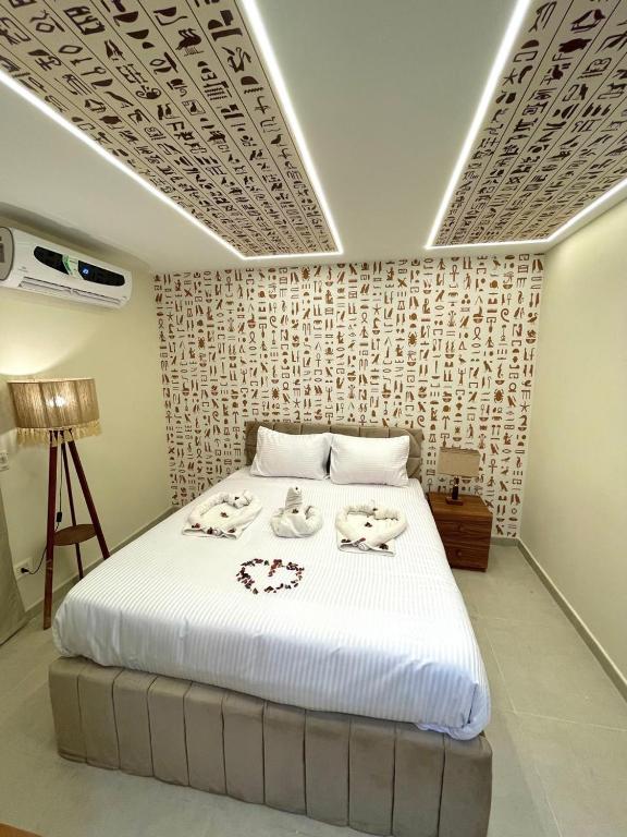 Letto o letti in una camera di Miami Pyramids View