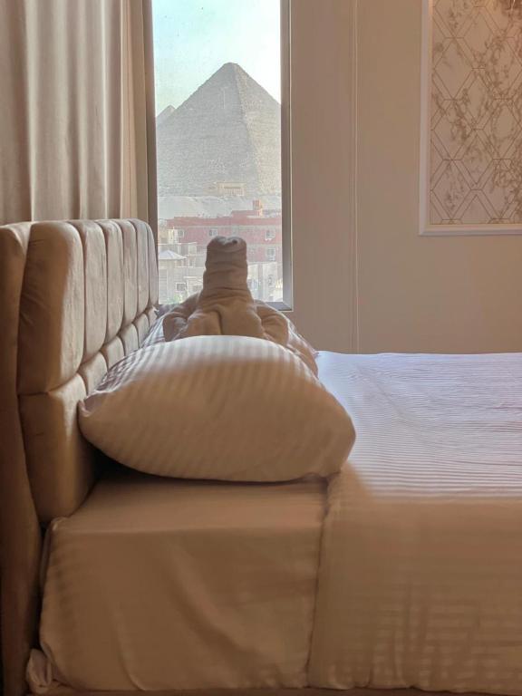 Letto o letti in una camera di Miami Pyramids View