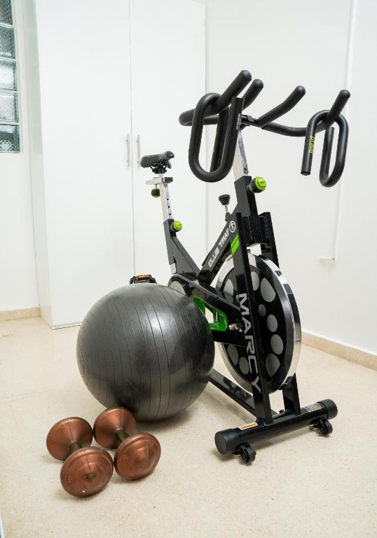 Fitness centrum a/nebo fitness zařízení v ubytování Apartamento Los Anturios en Puerto Plata Bayardo