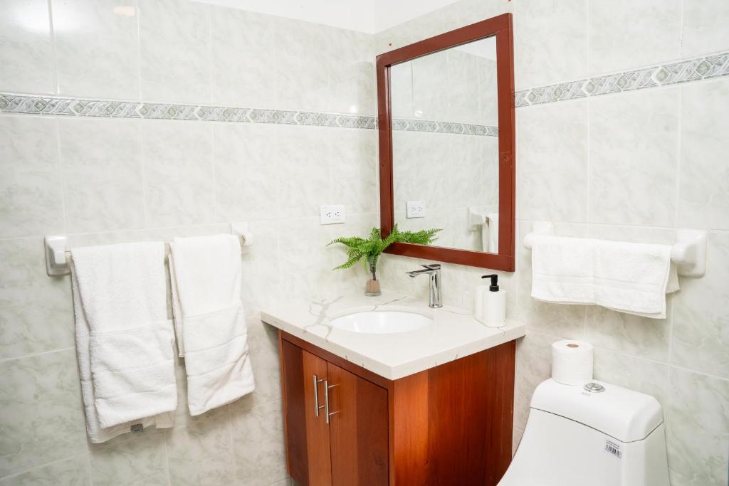 Koupelna v ubytování Apartamento Los Anturios en Puerto Plata Bayardo