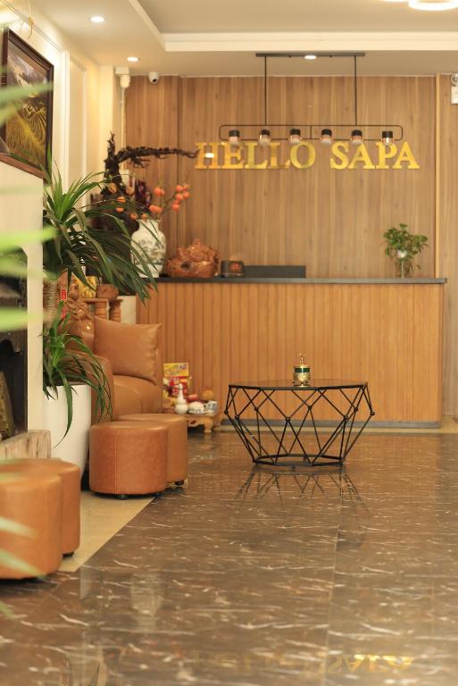 Posezení v ubytování HeLLo Sapa Hotel