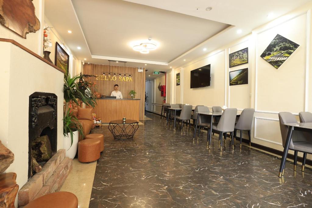 Restaurace v ubytování HeLLo Sapa Hotel