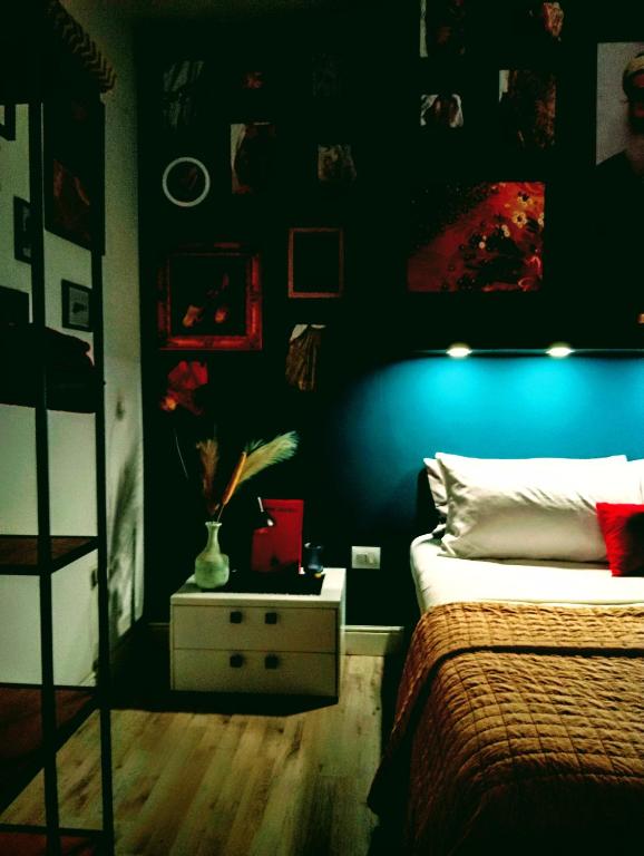 Postel nebo postele na pokoji v ubytování Piano21