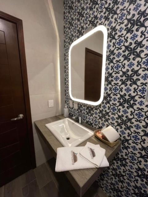 Koupelna v ubytování Gran Hotel Yacatas
