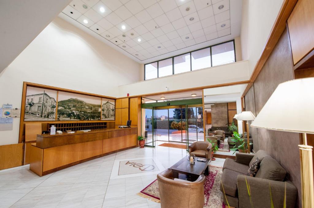 Posezení v ubytování Fthia Hotel