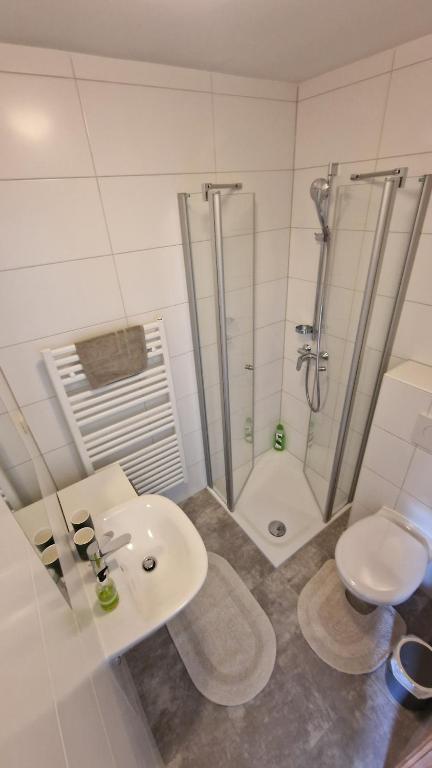 Kúpeľňa v ubytovaní A&Z Apartment Siegl
