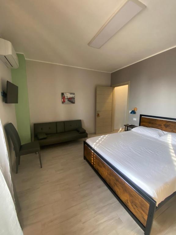 Letto o letti in una camera di La terrazza nel borgo