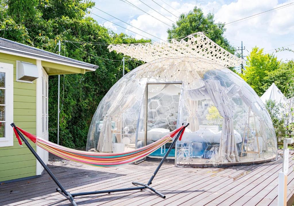 Fotografie z fotogalerie ubytování Takatakiko Glamping Resort v destinaci Tsurumai