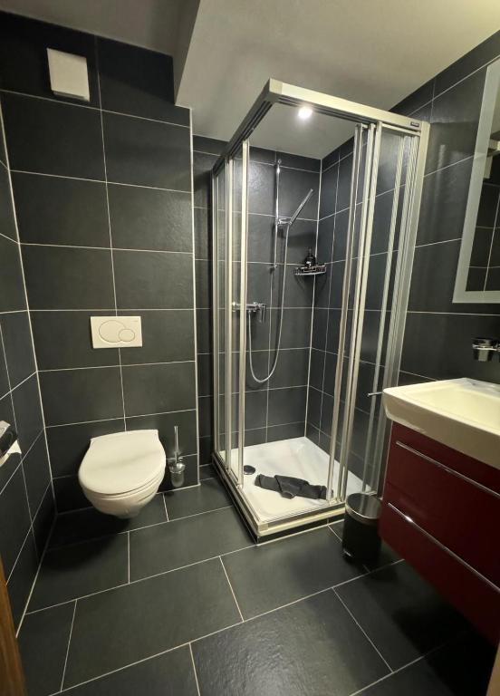 Koupelna v ubytování Haus Vitalis