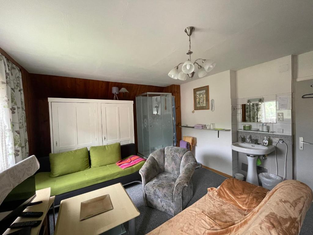 Posezení v ubytování Privatzimmer