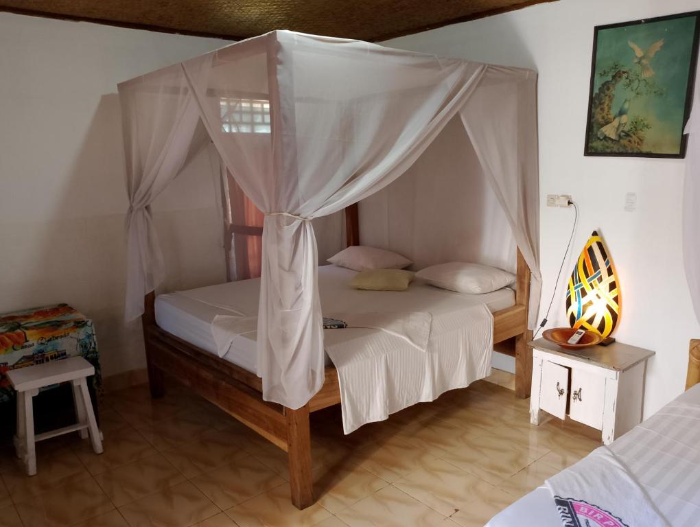 Postel nebo postele na pokoji v ubytování fullesguesthouse