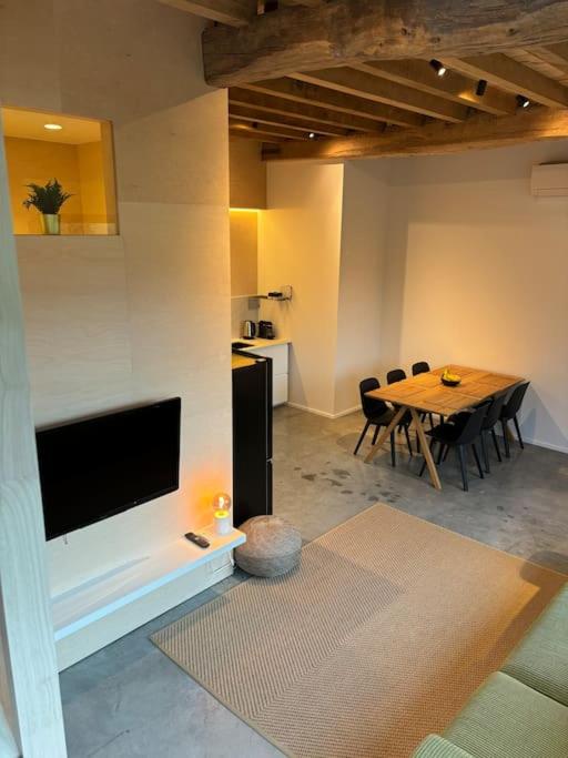 TV a/nebo společenská místnost v ubytování Barn47 Oudenaarde Vacation Home